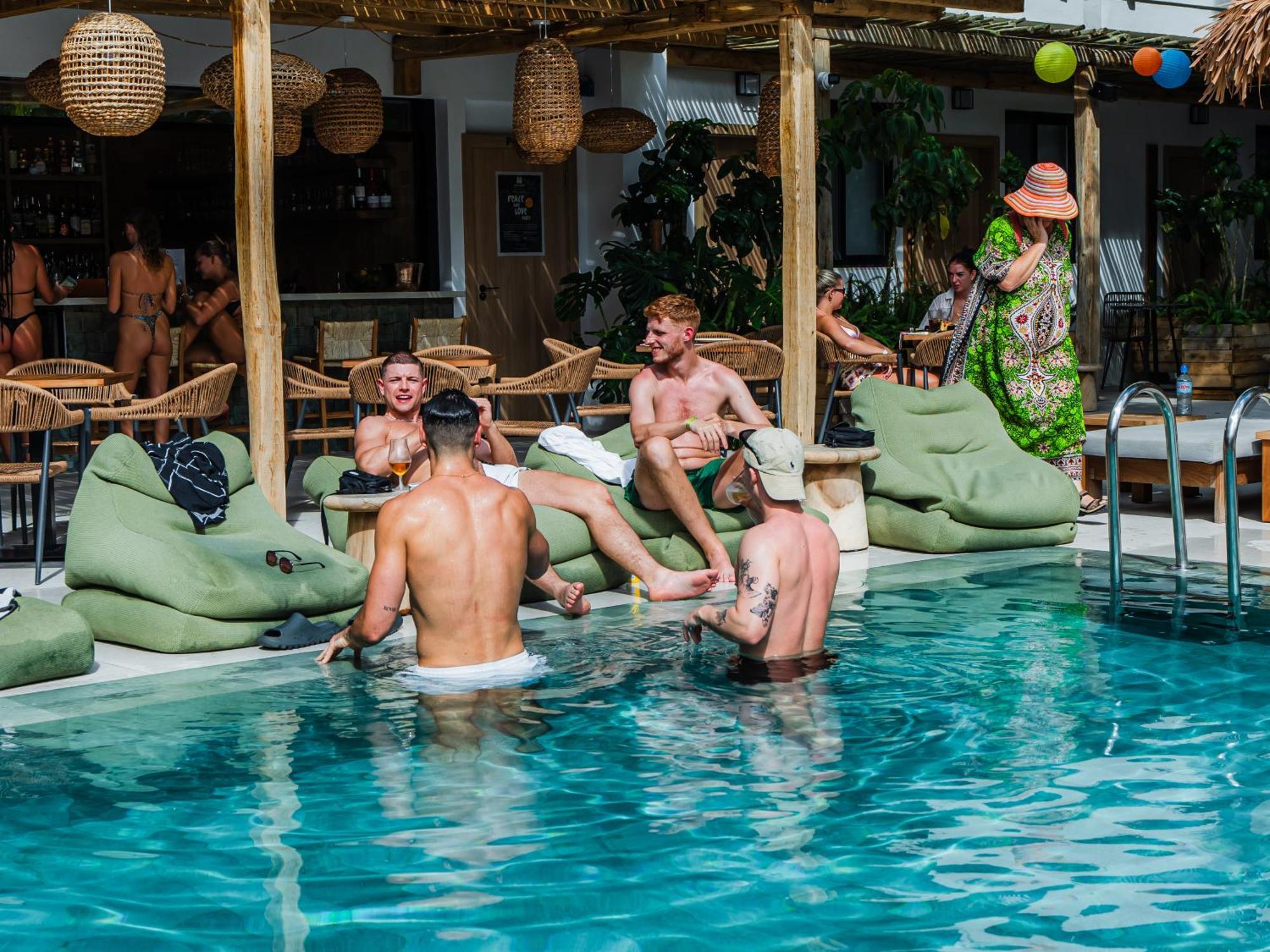 سان أنطونيو Aparthotel Casita Blanca - Adults Only المظهر الخارجي الصورة